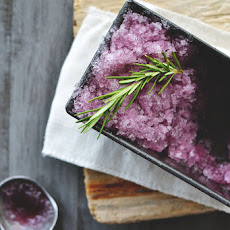 Moroccan Mint Tea + Hibiscus Flower Granita