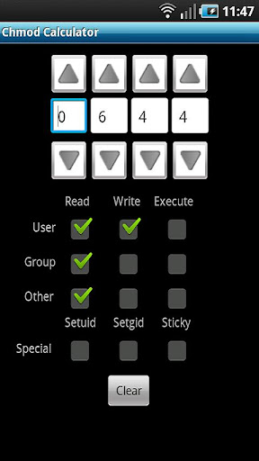 Chmod Calculator