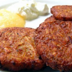 Ricotta Potato Latkes With Applesauce