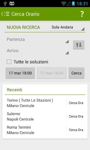 Screenshot #5 of Trains Timetable Italy PRO / Android