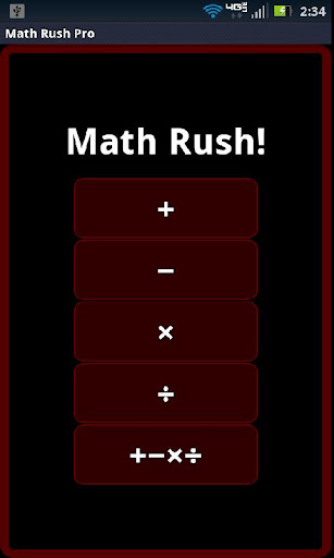 Math Rush