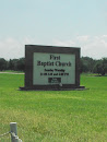 First Baptist Church Sign