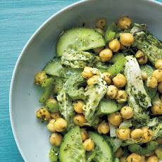 Chicken, Chickpea, and Pesto Salad