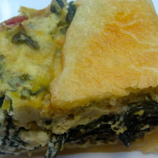 Crostata With Mixed Greens