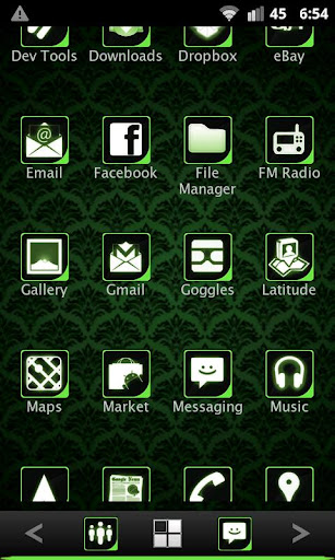 【免費個人化App】ADWTheme Lime Icons-APP點子