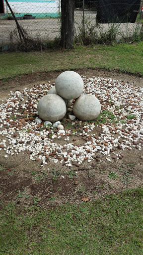 Concrete Ball Sculpture