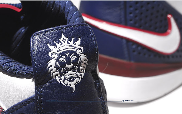 White and Navy LeBron Soldier II Sample vs General Release