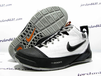 Another Look at the White/Black Mandarin LBJ Ambassador nike zoom lebron ambassador gr black white grey 4 01 Another Look at the White/Black Mandarin LBJ Ambassador