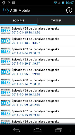 Analyse des Geeks Mobile