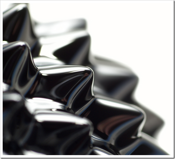 Ferro fluid close up