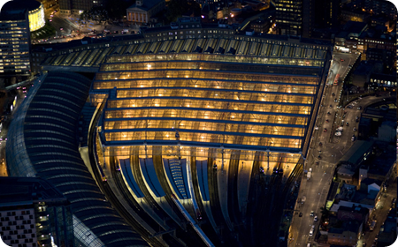 Waterloo and Eurostar terminal Jason Hawkes