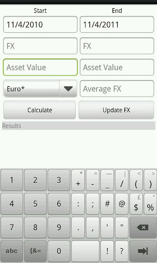 Currency Effect Calculator