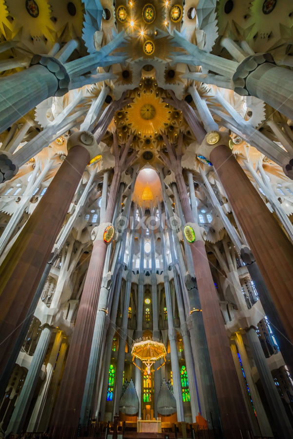 La Sagrada Familia Architectural Detail Buildings