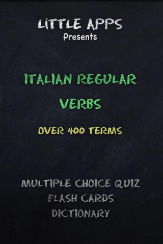 400 ITALIAN REGULAR VERBS QUIZ