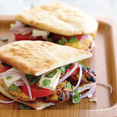 Tandoori Naan Chicken Sandwiches
