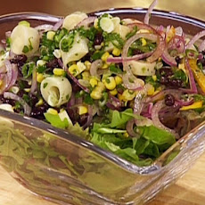 Hearts of Palm, Black Bean, Red Onion and Corn Salad