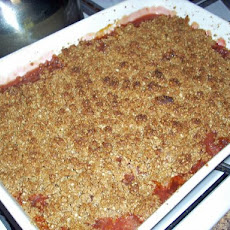 Apple Rhubarb Crisp