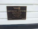 Returned Services Plaque