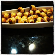 Puff Pastry Wrapped Sausages