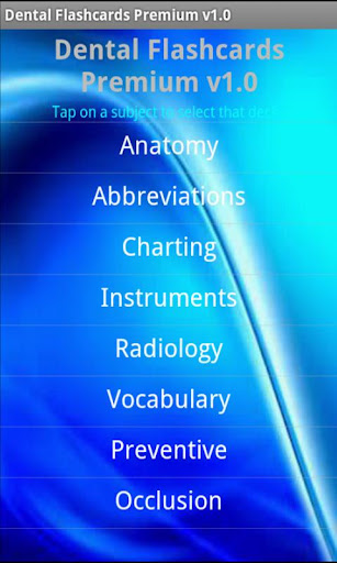 Dental Flashcards Premium