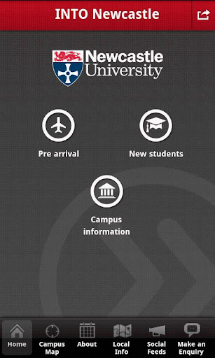 INTO Newcastle student app