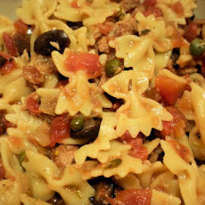 Tuna Farfalle Alla Puttanesca