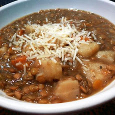 Lentil Soup in 10 Minutes (Pressure Cooker)