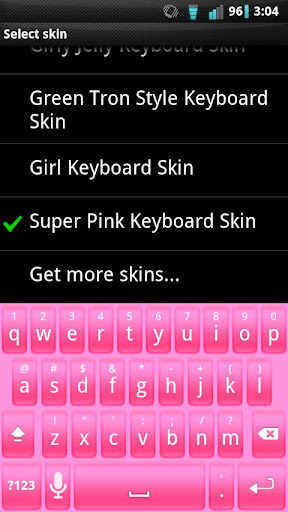 Super Pink Keyboard Skin