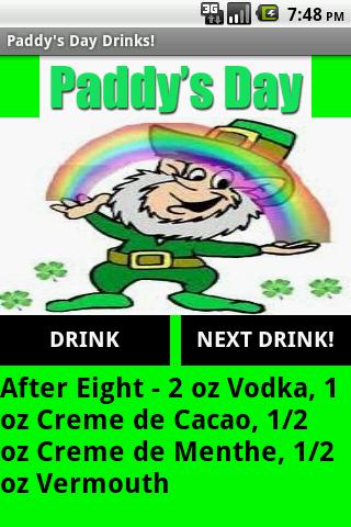 Paddy's Day Drinks