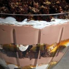 Caramel Brownie Cheesecake Trifle