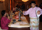 Dato Yusoff and Alin KL Reception Registration Counter
