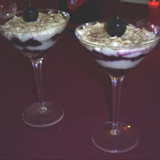 Cherry Tiramisu Cups