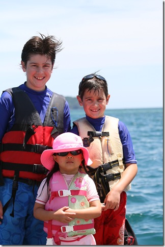 Tough group of jetskiers