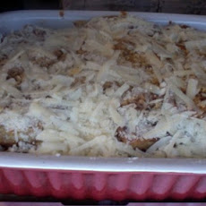 Chef Boy R Dee Eggplant Parm using Pizza box