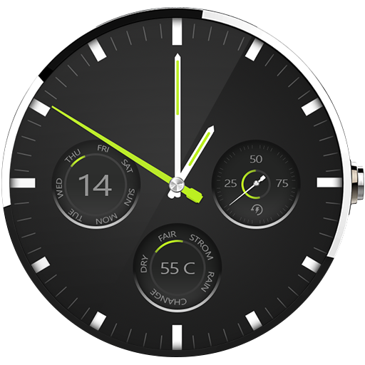 Dual Aviator Watch Face