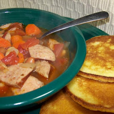 Ww Kielbasa-Bean Slow Cooker Soup