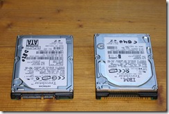 Die beiden Notebook Disks