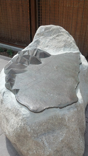 Stone and Bronze Map of The Salt Lake Valley