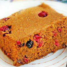 Pumpkin Chai Bread with Cranberries