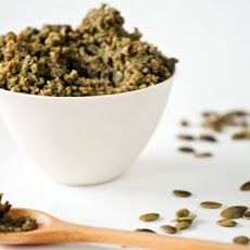 Beans , Rice, Squash & Chipotle Pumpkin Seed Pesto