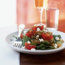 Grilled Eggplant with Caramelized Onion and Fennel