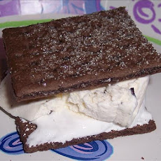 S'mores Chocolate Chip Ice Cream Sandwiches