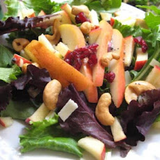 Cashew Salad With Apples & Pears