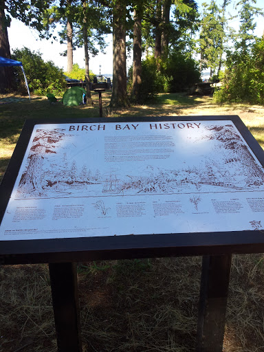 Birch Bay History Plaque