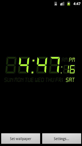 Alarm Clock Live Wallpaper
