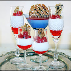 Maraschino Cherry Panna Cotta