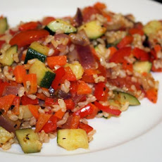Quick, Fast, and Easy Rice and Veggies for Dining on a $
