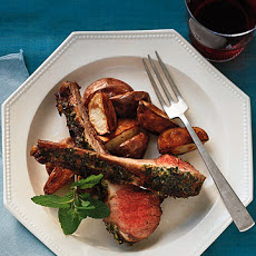 Roast Rack of Lamb with Mint