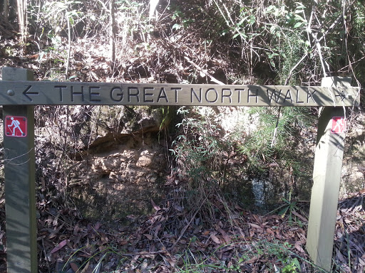 The Great North Walk Sign