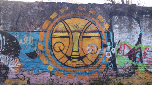 Mural Sol Sonriente 